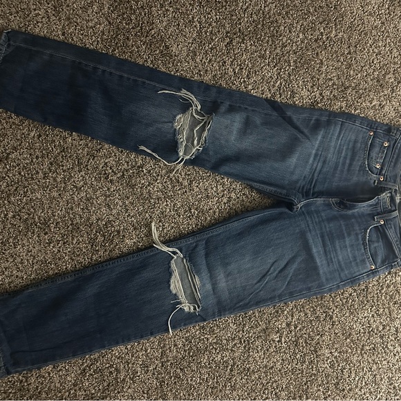 Levi’s Distressed Blue Jeans - Picture 1 of 4